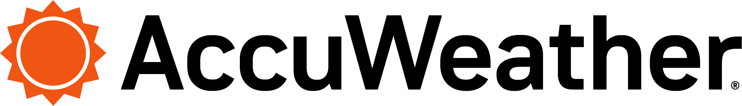 Clickable Accuweather logo.